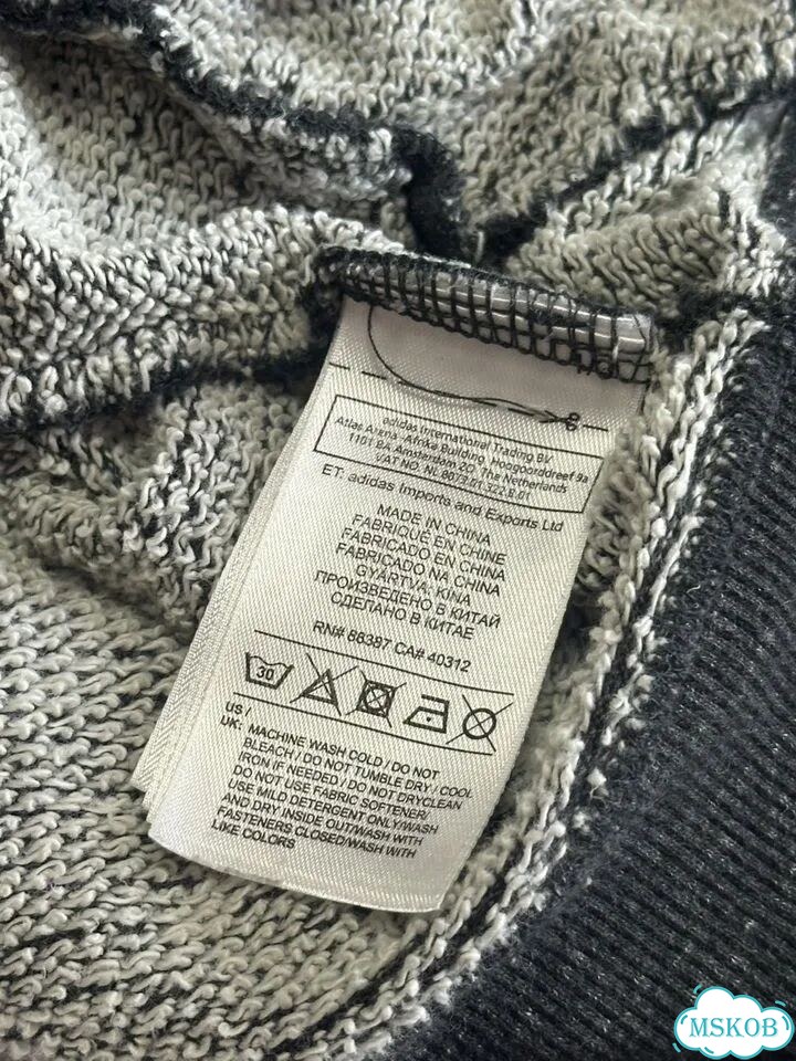 Зип Худи Adidas Originals С Мехом Y2K type фото 5
