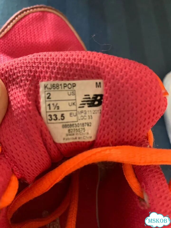 Кроссовки детские new balance размер 33,5 фото 4