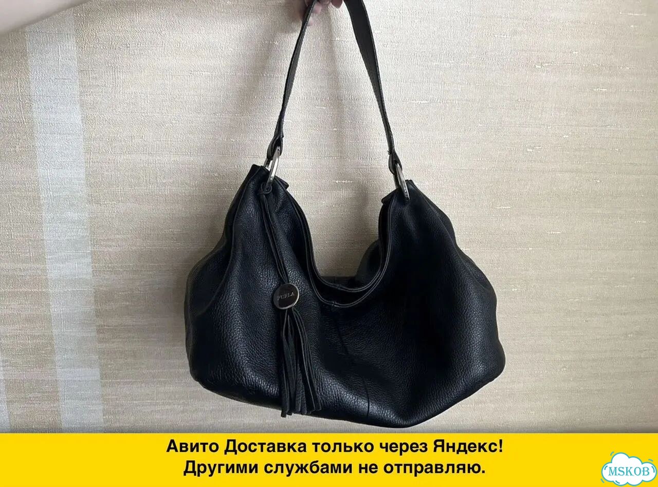Сумка женская furla черная фото 2
