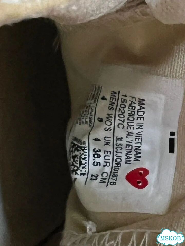 Converse x Comme des garçons архивные оригинал фото 3