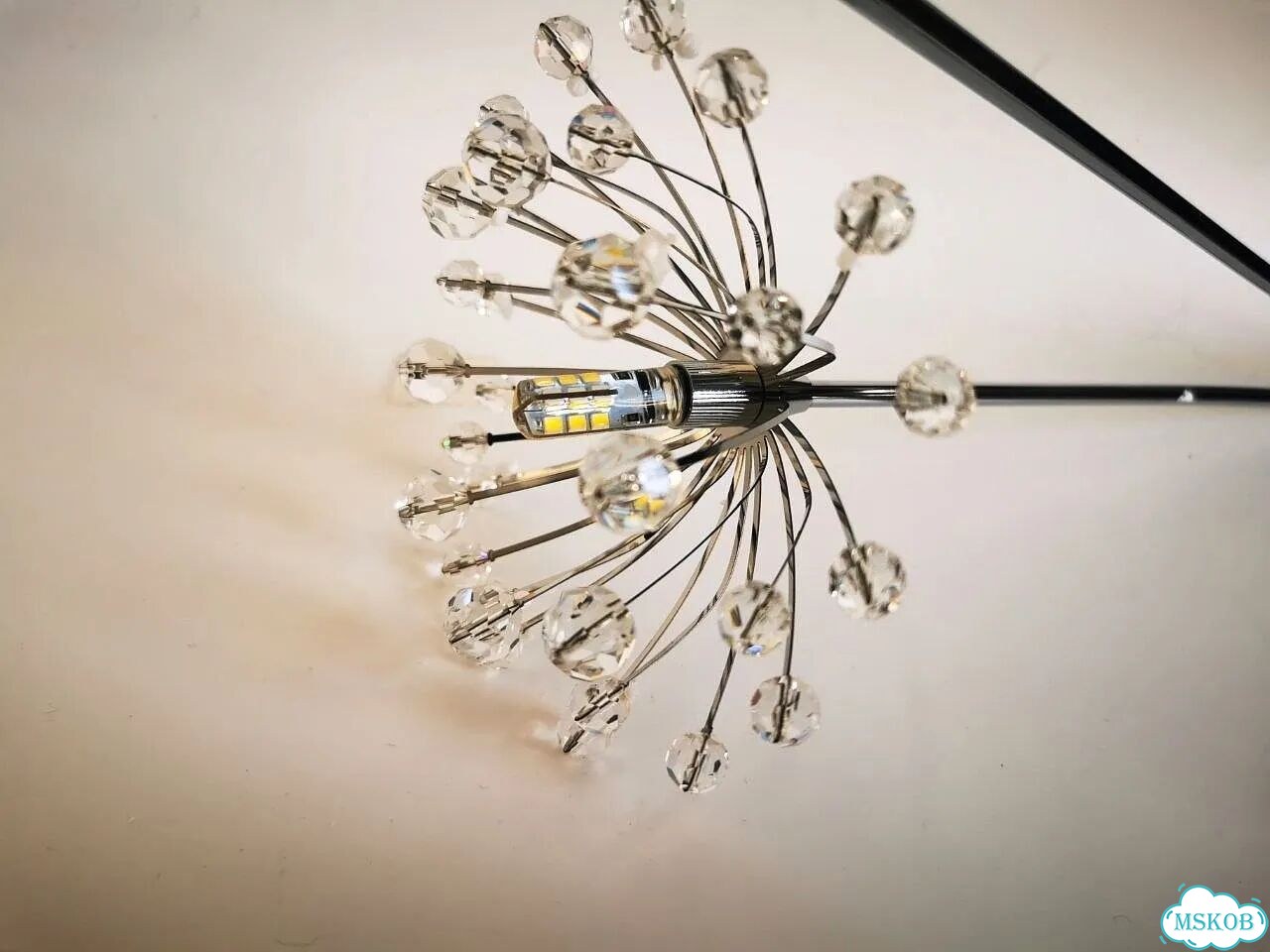 Торшер хрустальный одуванчик 5 ламп LED новый фото 2