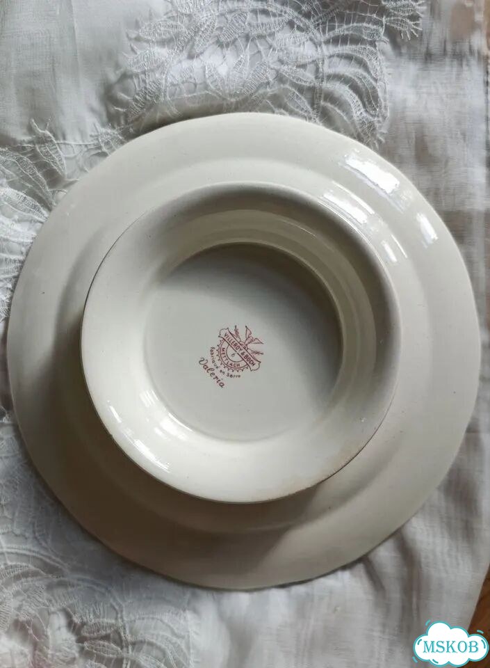 Villeroy Boch Valeria блюдо на ножке винтаж фото 4