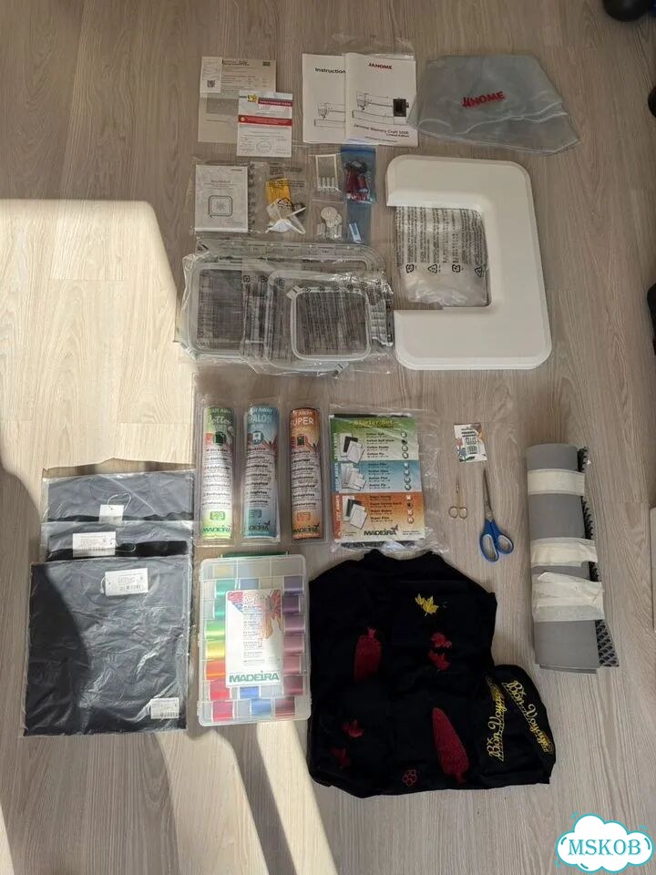 Вышивальная машина janome memory craft 550e фото 3