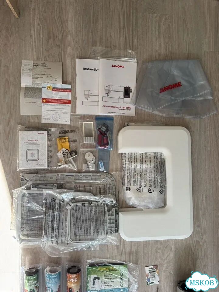 Вышивальная машина janome memory craft 550e фото 4