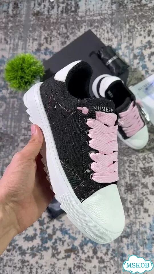 Кеды Numeris pink denim (41-44) фото 1