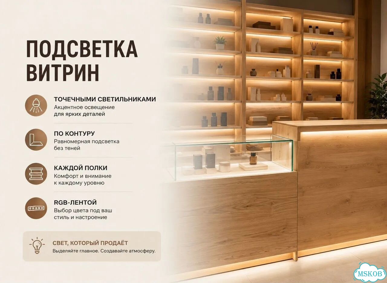 Стеклянная витрина под заказ фото 4