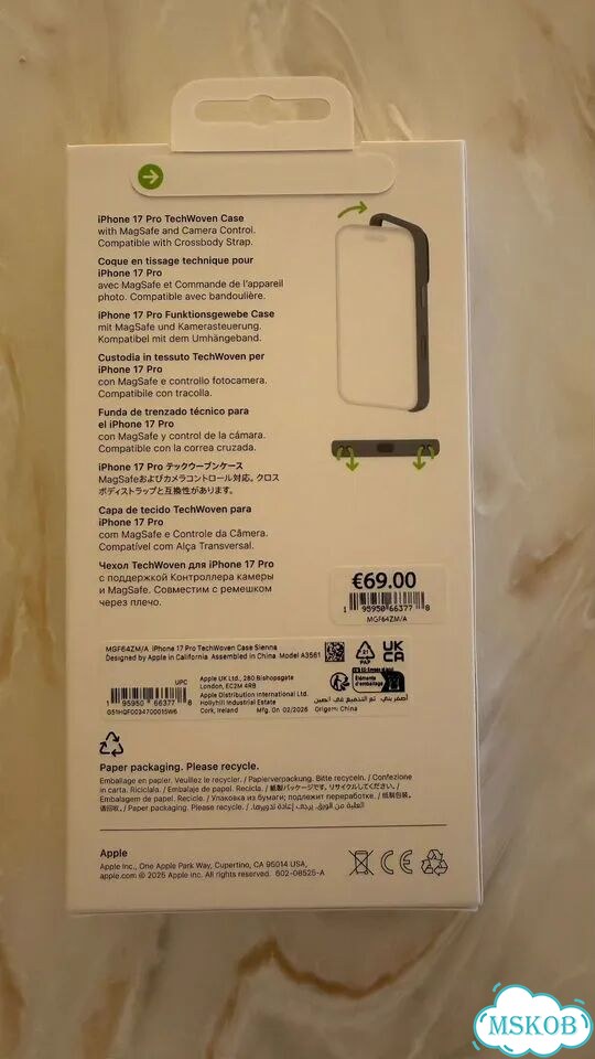 iPhone 17 Pro TechWoven Case оригинал чехол фото 3