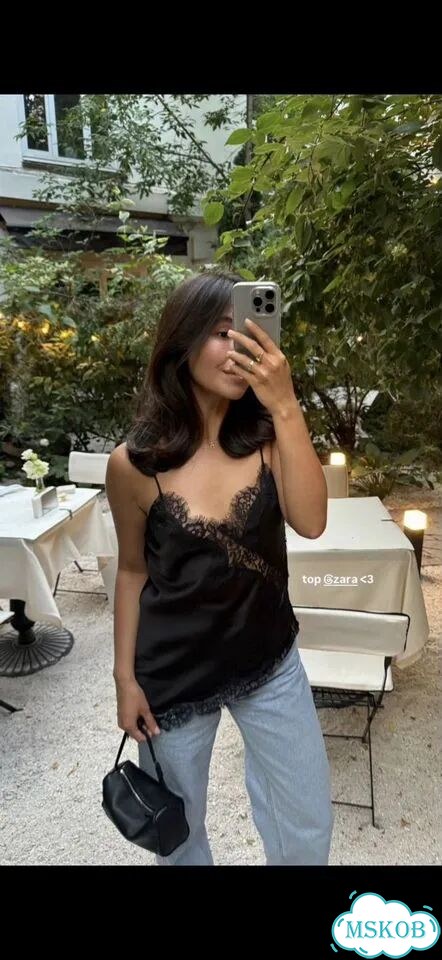 Кружевной топ zara фото 2