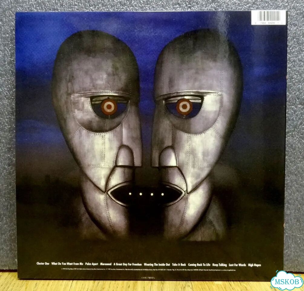 Pink Floyd The Division Bell 2008 Винил Синий фото 2