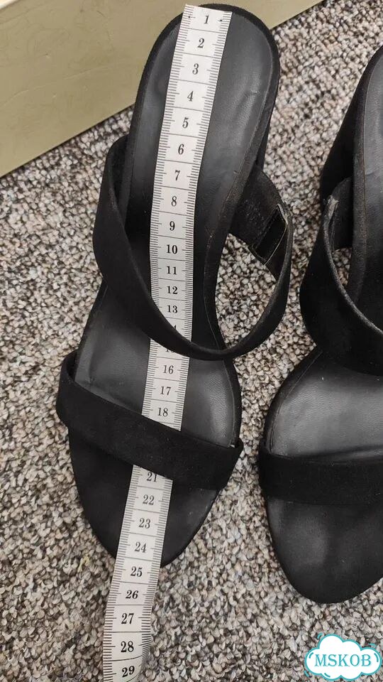Босоножки черные H&M фото 7