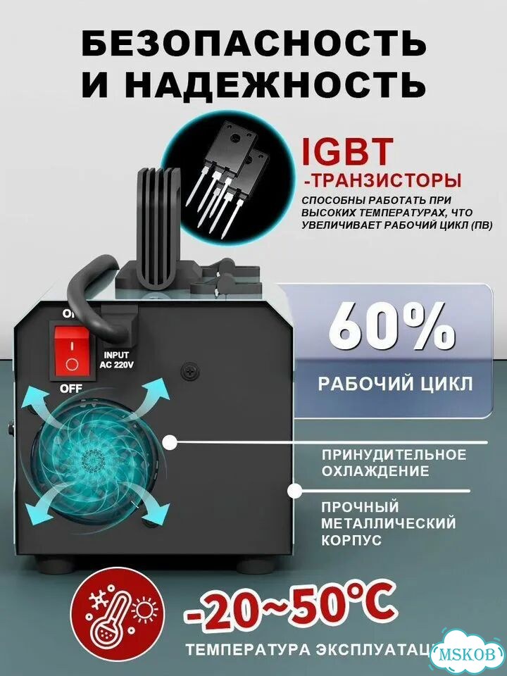 Сварочный полуавтомат MIG-140 инвертор MIG/MMA фото 5