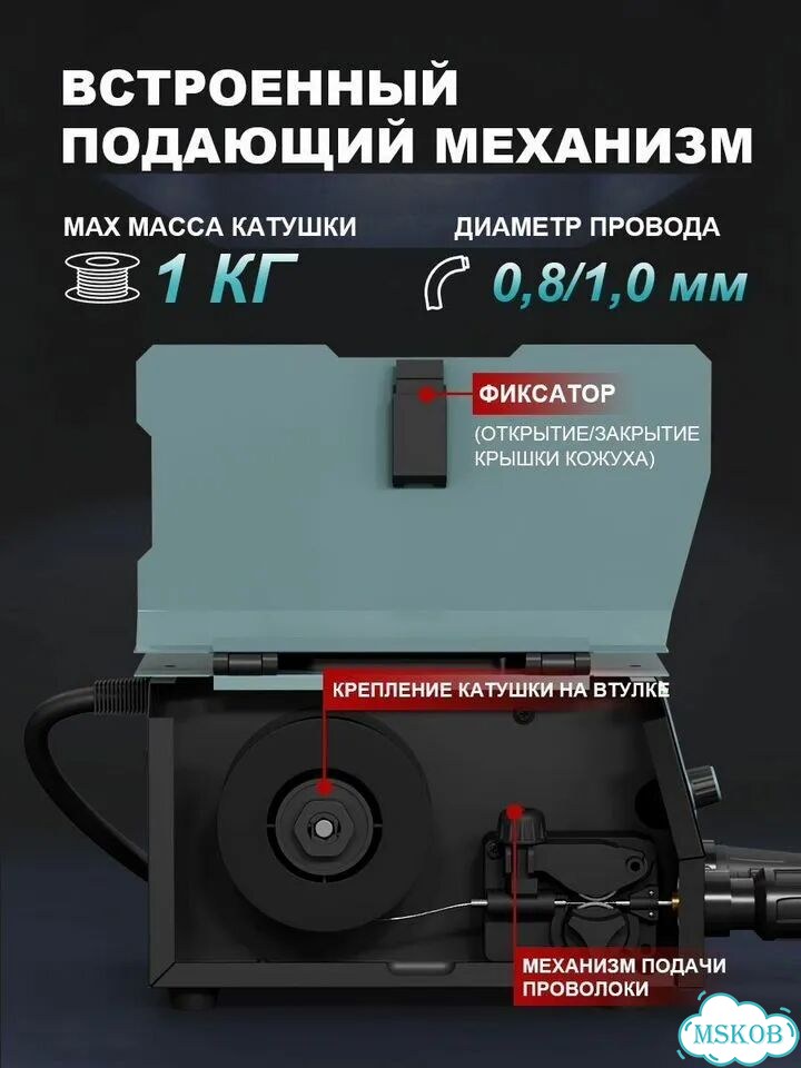 Сварочный полуавтомат MIG-140 инвертор MIG/MMA фото 7
