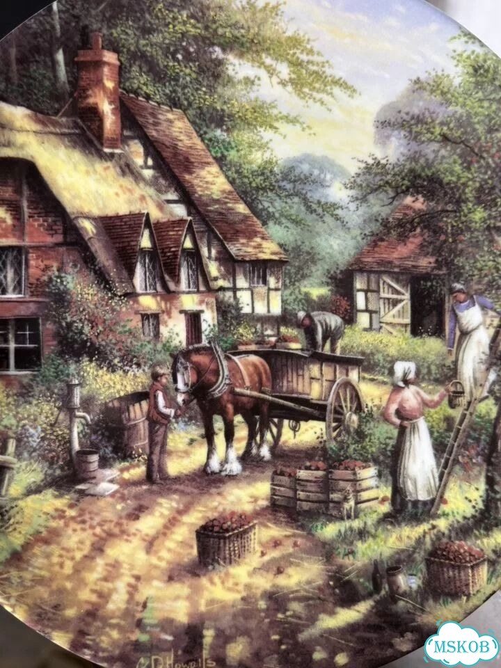 Тарелка Wedgwood, Royal Doulton The Village Shires фото 3