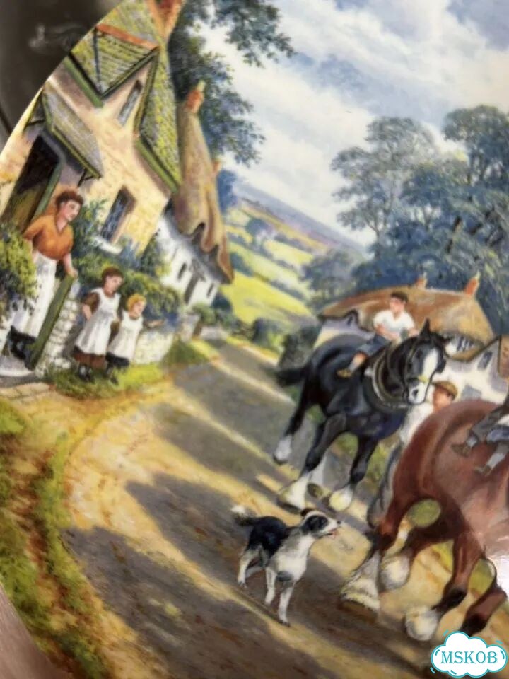Тарелка Wedgwood, Royal Doulton The Village Shires фото 6