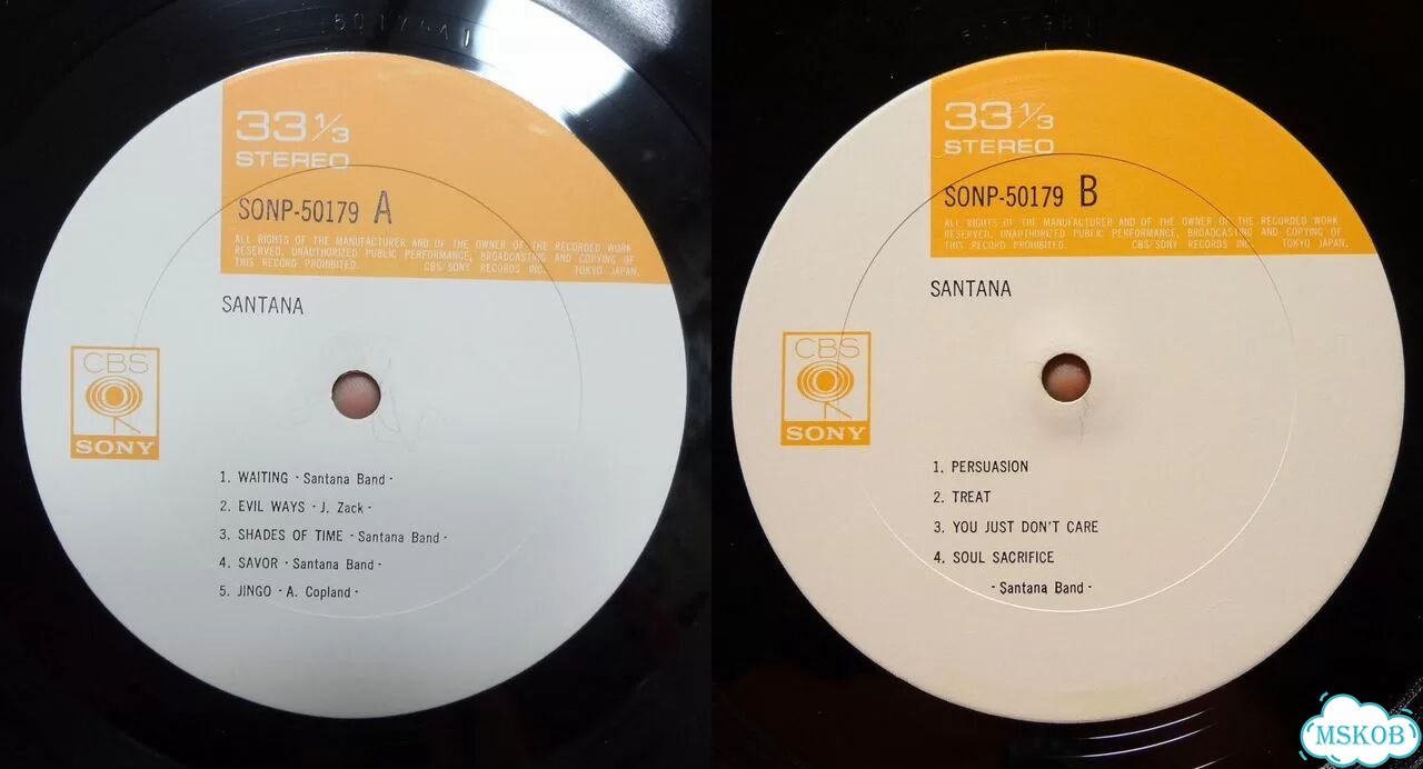 Santana 1969 Abraxas 1970 Два Альбома Винил Japan фото 4
