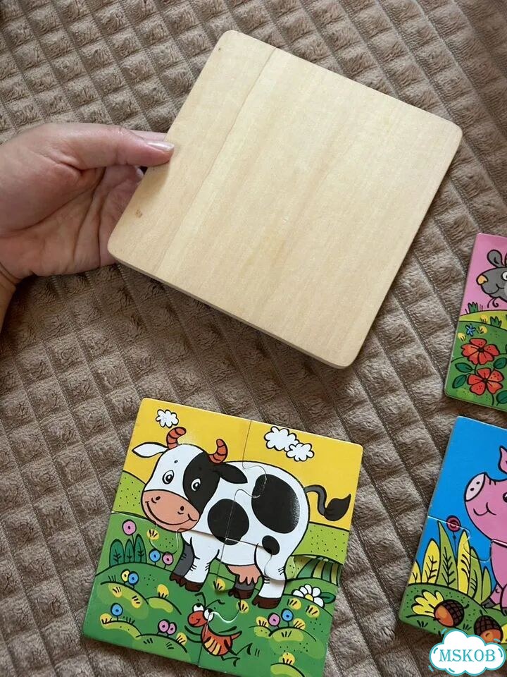 Пазл деревянный step puzzle домашние животные фото 2