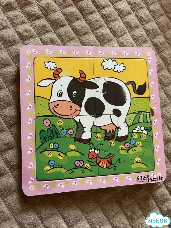 Пазл деревянный step puzzle домашние животные фото 4