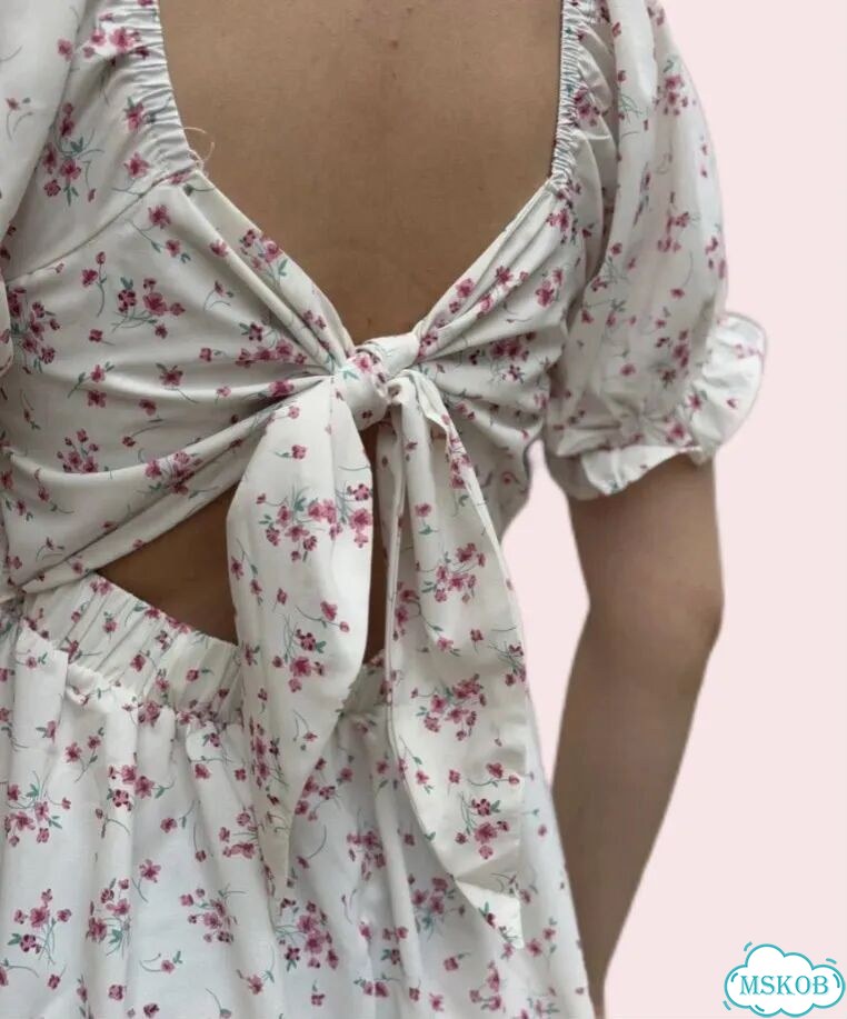 Платье-сарафан в цветочек 44-46,48-50 фото 4
