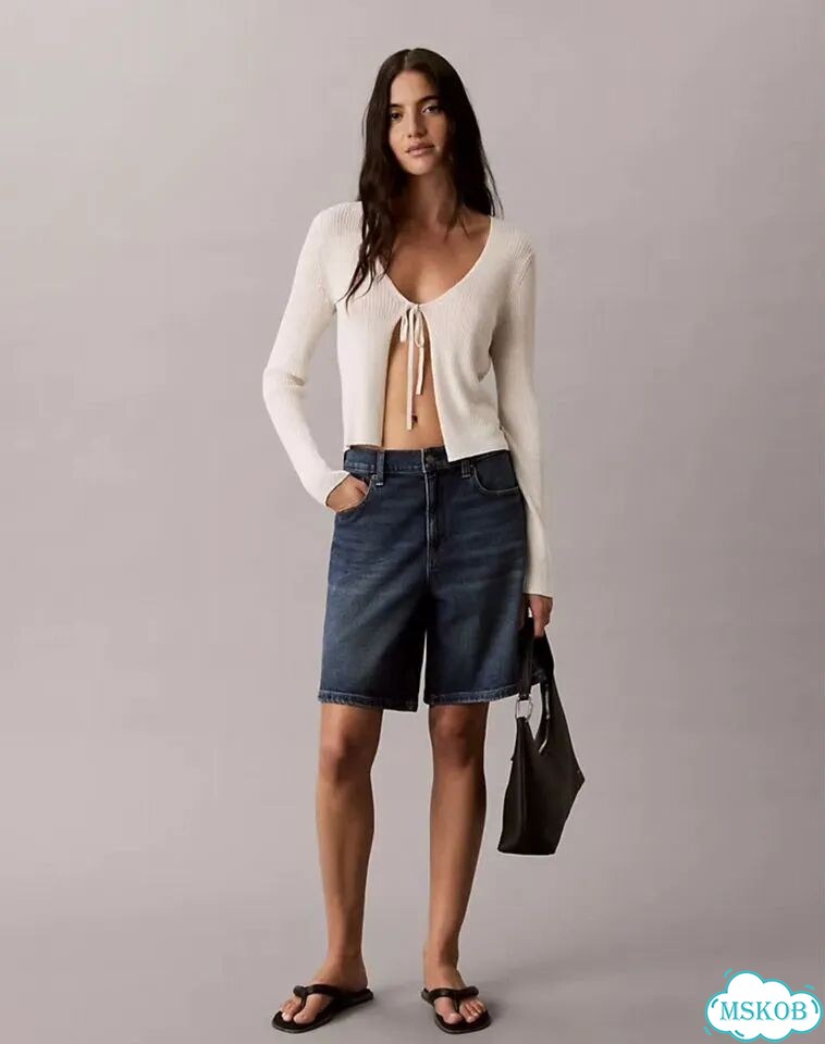 Calvin klein шорты женские джинсовые фото 1