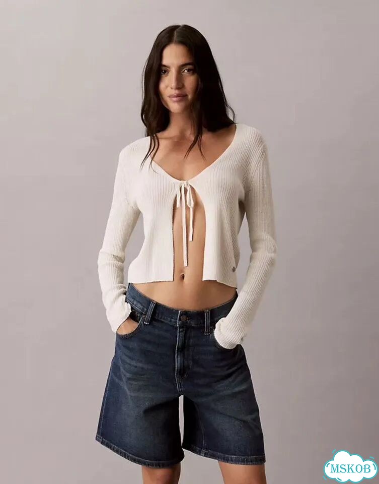 Calvin klein шорты женские джинсовые фото 3