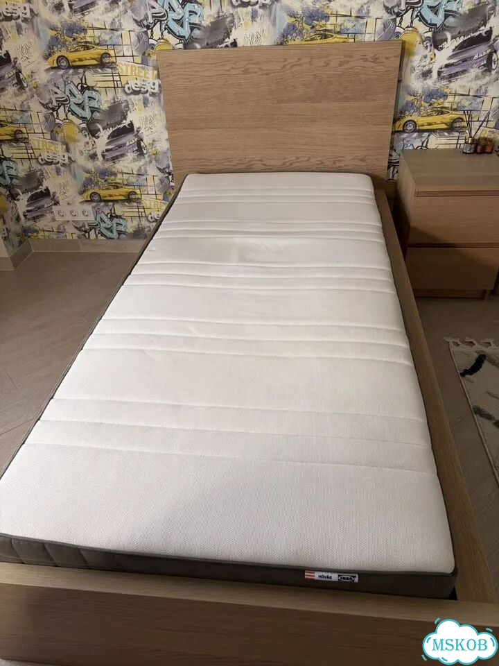 Кровать односпальная 90×200 IKEA фото 3