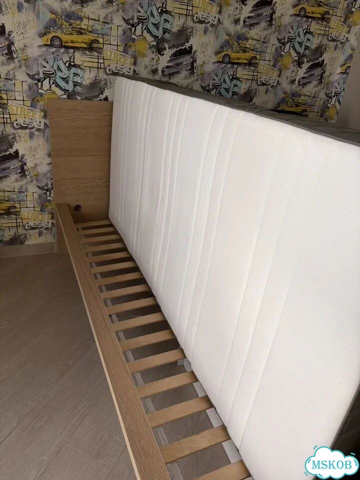 Кровать односпальная 90×200 IKEA фото 7