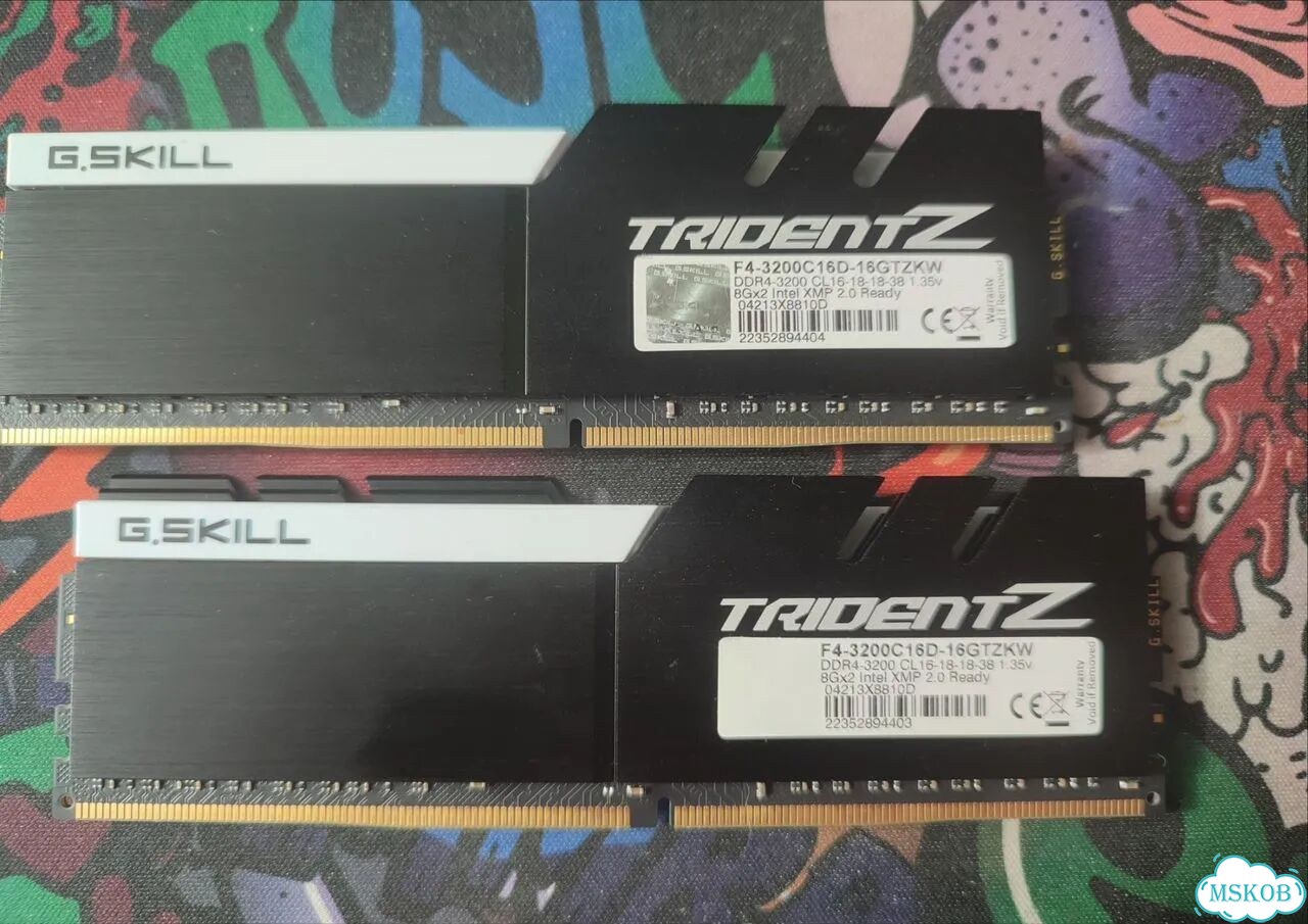 G skill ddr4 2x8gb 3200 фото 1