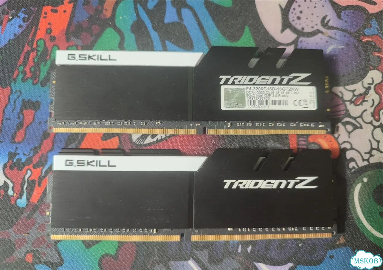 G skill ddr4 2x8gb 3200 фото 2
