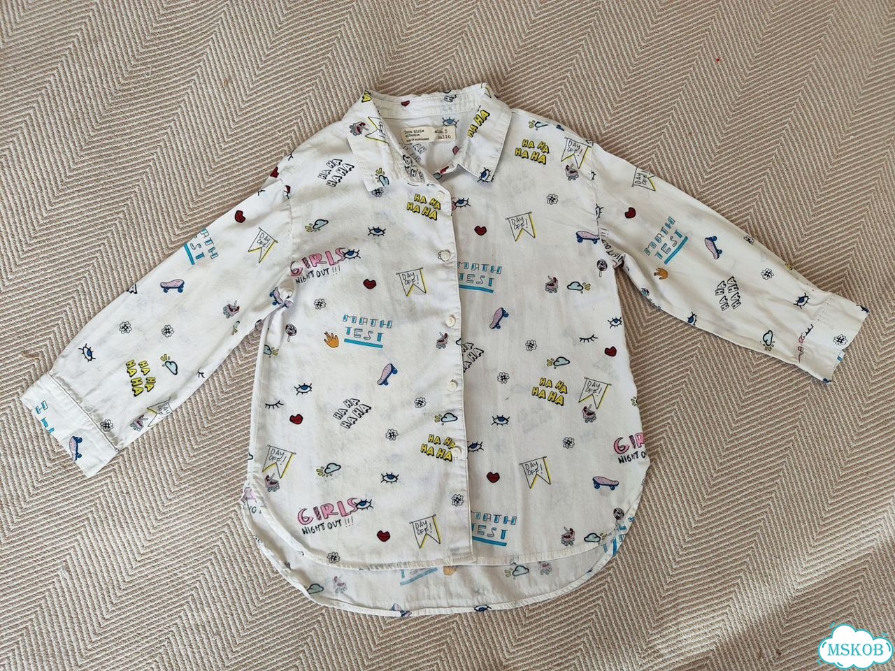 Рубашка для девочки 110 Zara фото 2