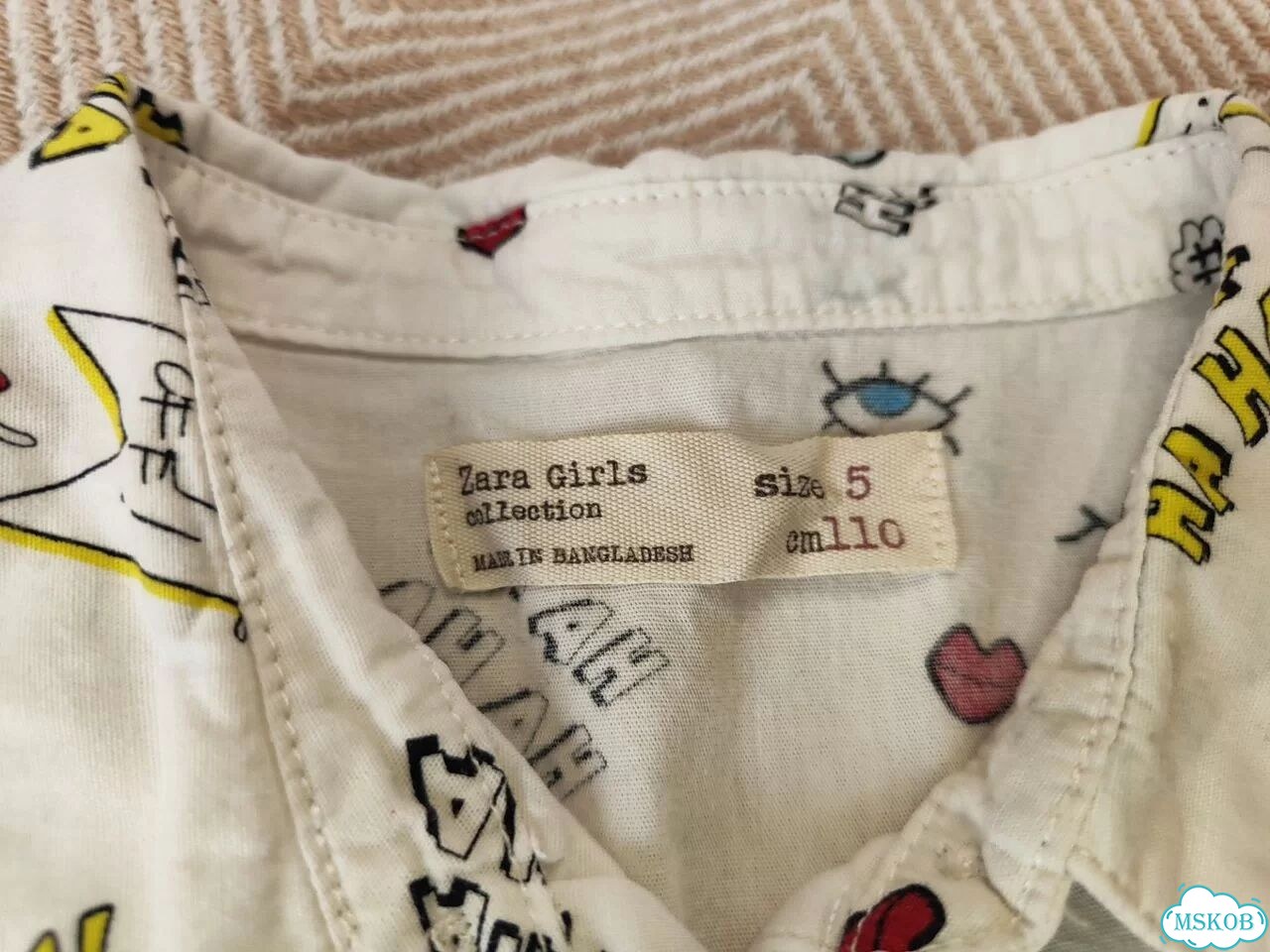 Рубашка для девочки 110 Zara фото 3