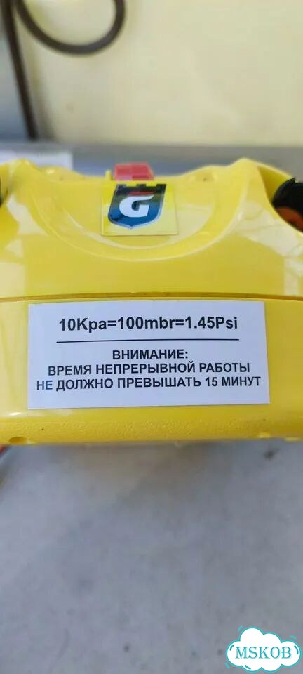 Насос высокого давления GP-80 для пвх лодки фото 4