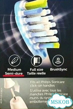 Philips Sonicare C3 насадки 2шт medium оригинал фото 4