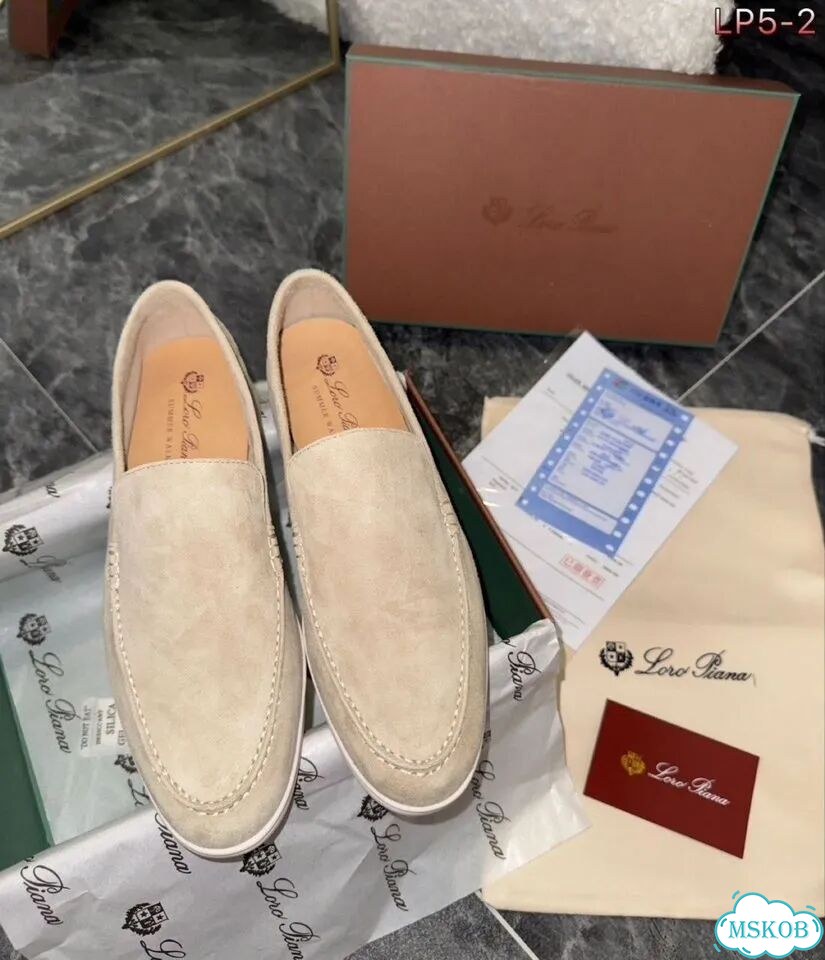 Лоферы замшевые Loro Piana Beige 35-40 фото 1