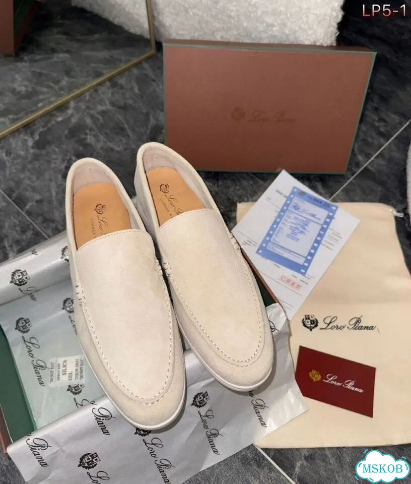 Лоферы замшевые Loro Piana Beige 35-40 фото 6