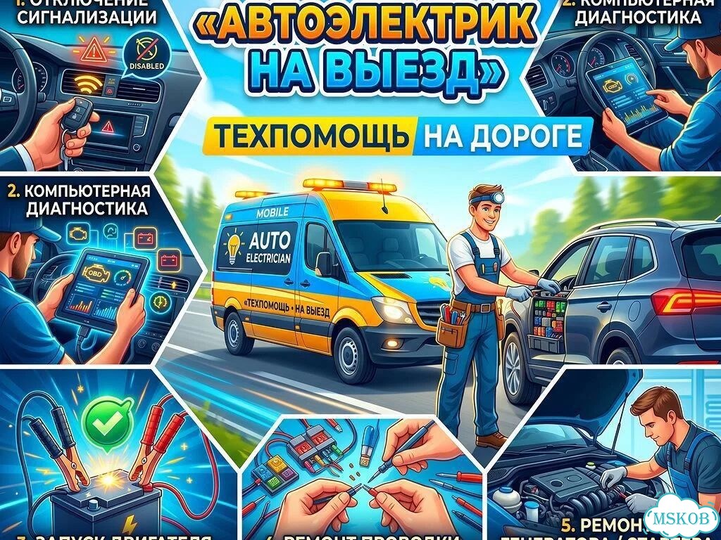 Автоэлектрик, автомеханик, ремонт с выездом фото 1