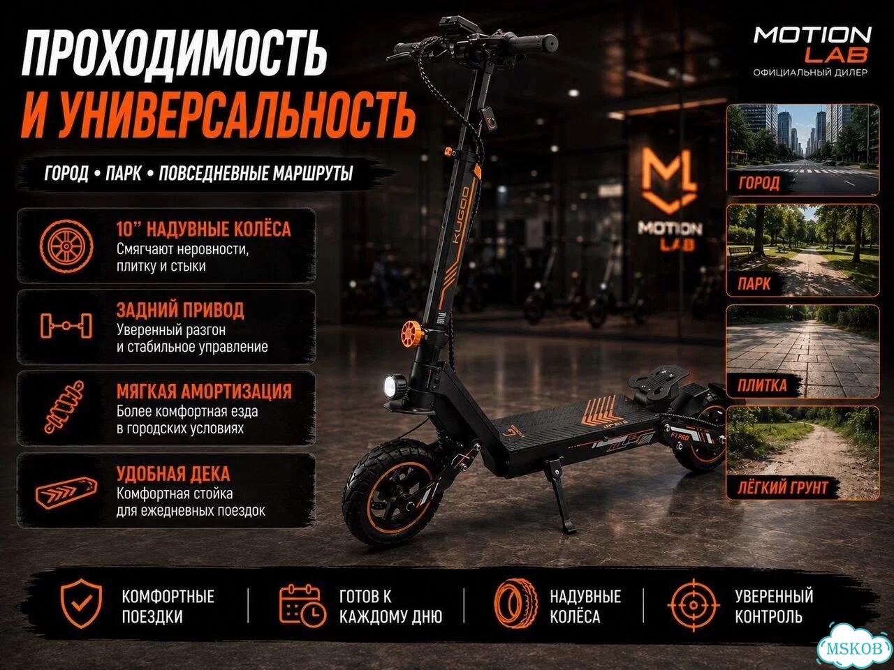 Электросамокат Kugoo f1 pro 2026 фото 5
