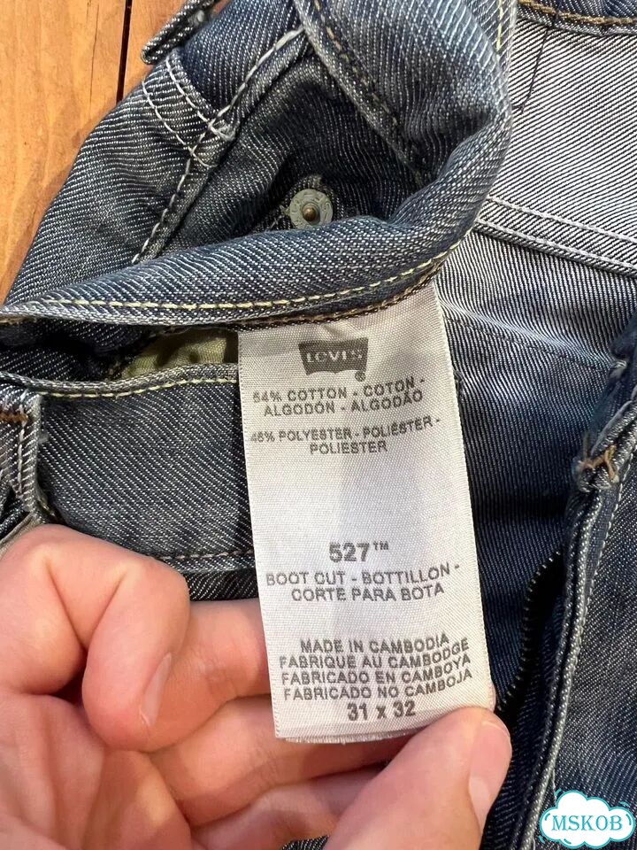 Джинсы Levi’s 527 bootcut, flared, оригинальные фото 2