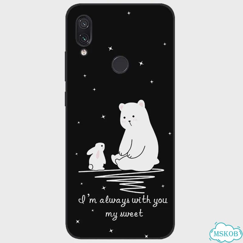 Чехол для xiaomi, Redmi Note 7, 7 PRO, силикон, с разными 6,3 фото 5