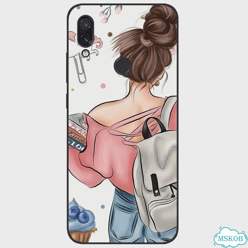 Чехол для xiaomi, Redmi Note 7, 7 PRO, силикон, с разными 6,3 фото 6