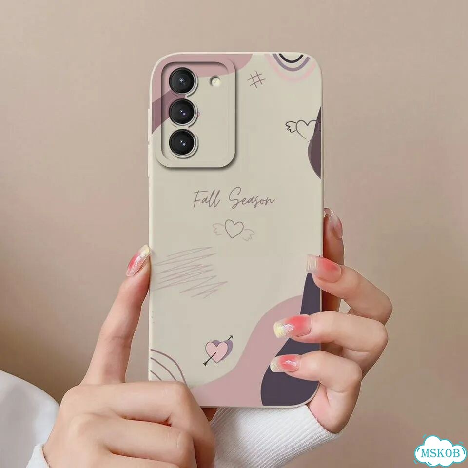 Чехол для Samsung Galaxy S21 FE S21 S21 Plus, милый квадратный силиконовый защитный чехол с изображе фото 4
