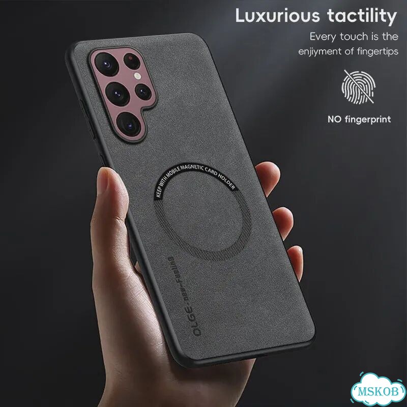Кожаный чехол Forest Green для Samsung Galaxy S21 Plus фото 4