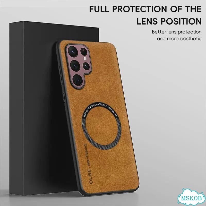 Кожаный чехол Forest Green для Samsung Galaxy S21 Plus фото 7