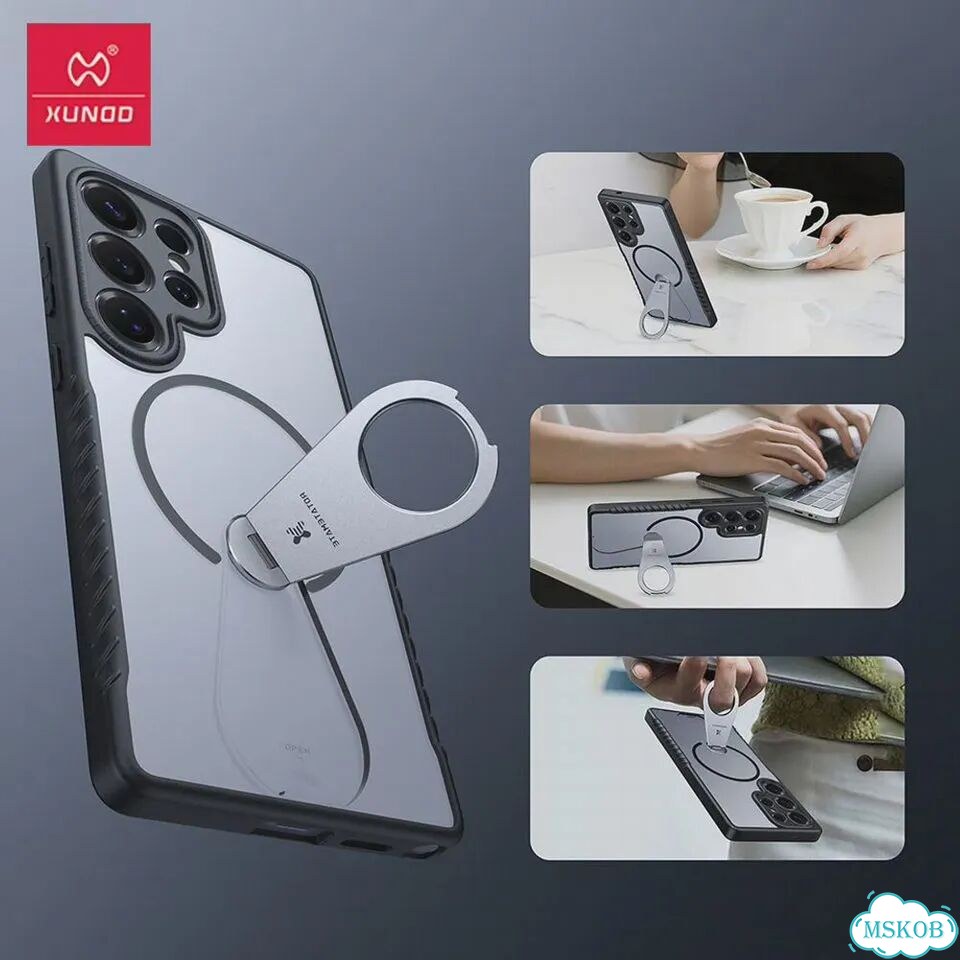 Чехол Xundd для Samsung Galaxy S25 24 23 Ultra с регулируемой Галактика С25 Ультра, Green Matte фото 2