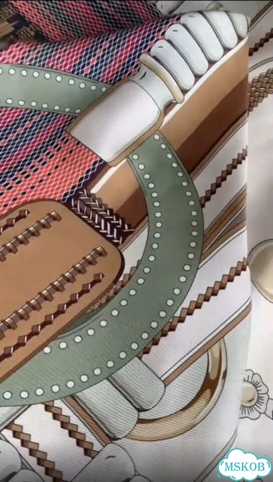 Шелковый платок Hermes фото 6