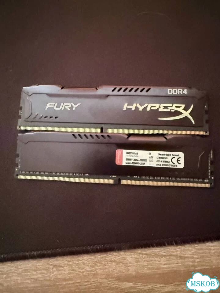 Оперативная память ddr4 32gb 3200 kingston fury фото 1