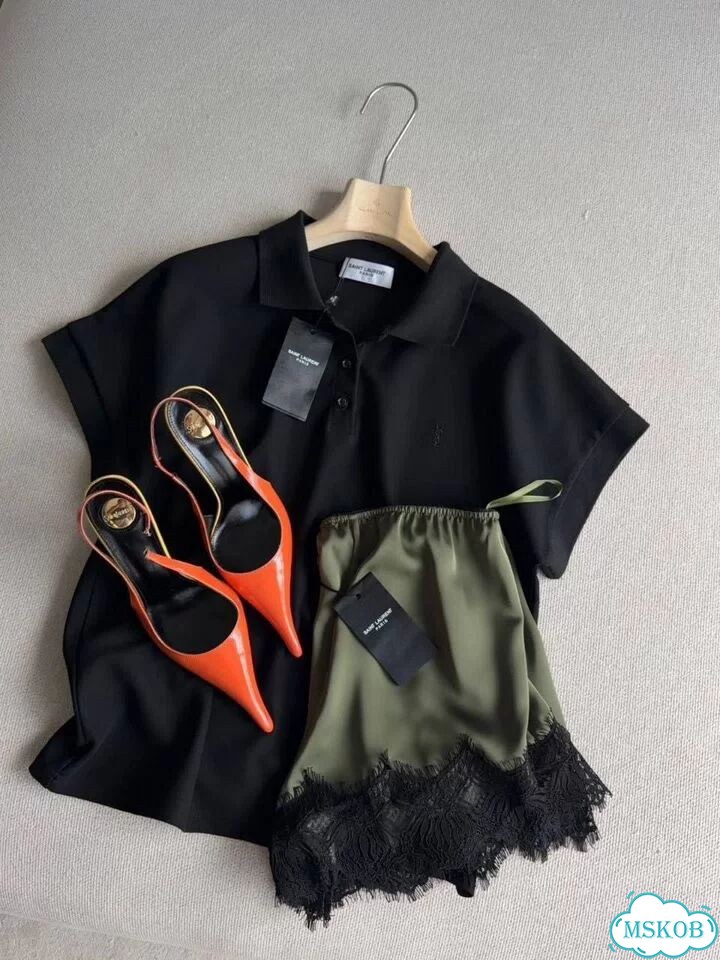 Yves saint laurent Стильное поло, 2 цвета фото 8