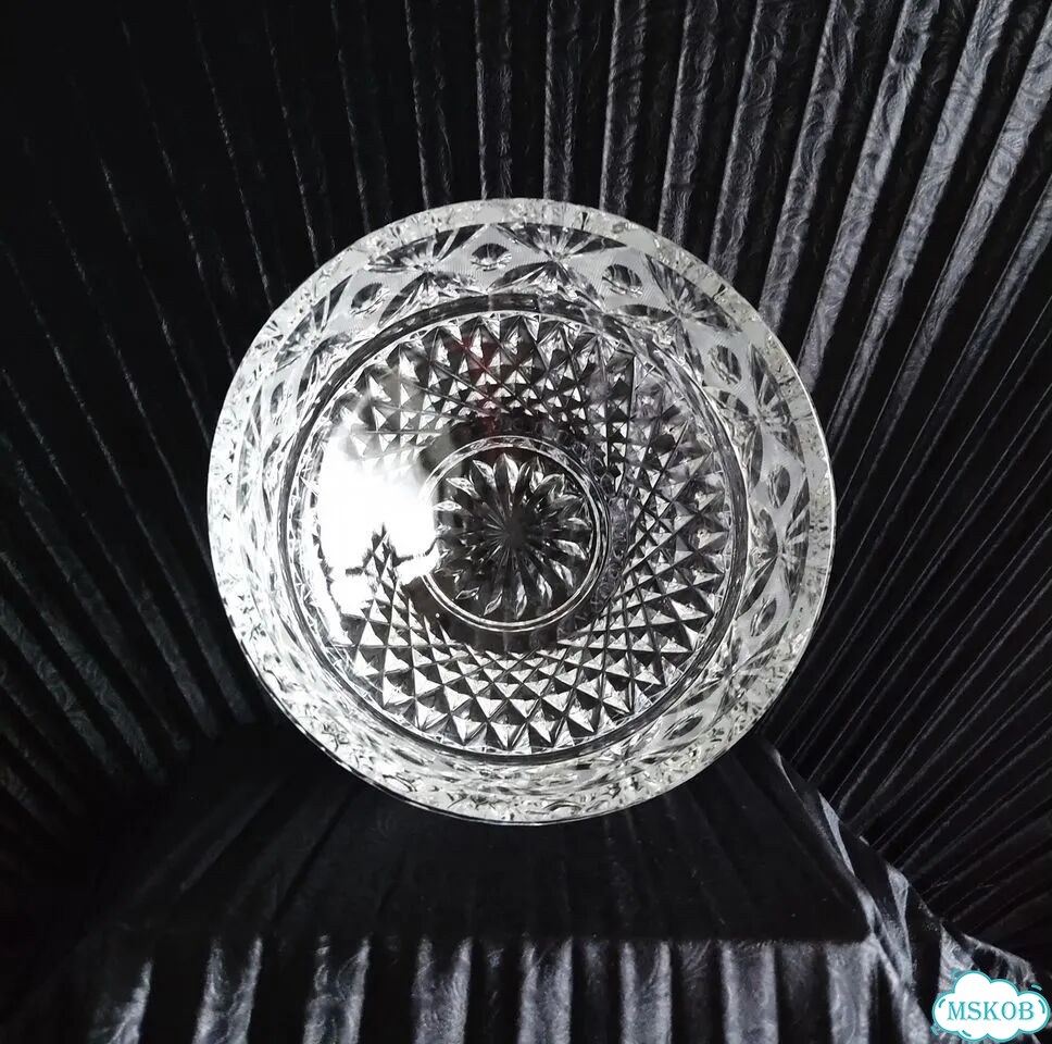 Ваза фруктовница салатник конфетница хрусталь СССР фото 5