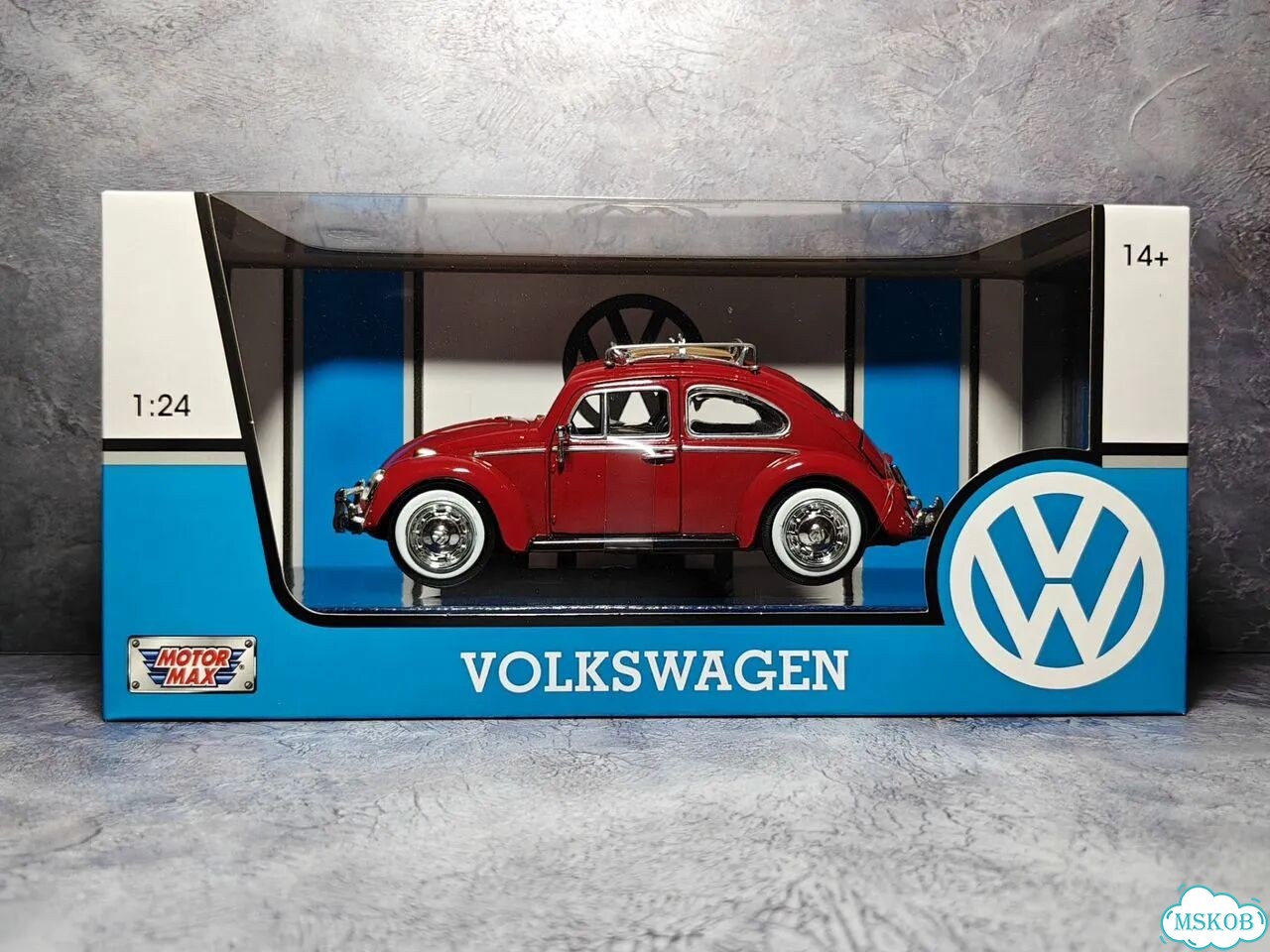 Модель 1/24 Volkswagen Beetle (1966), Motormax фото 10