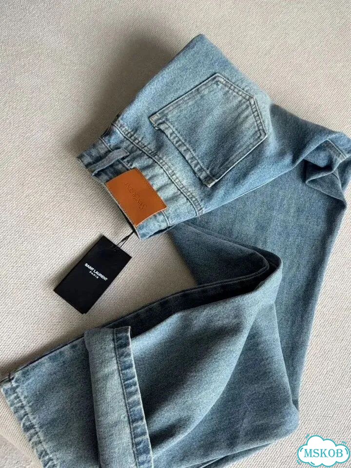 Yves saint laurent джинсы прямые фото 10