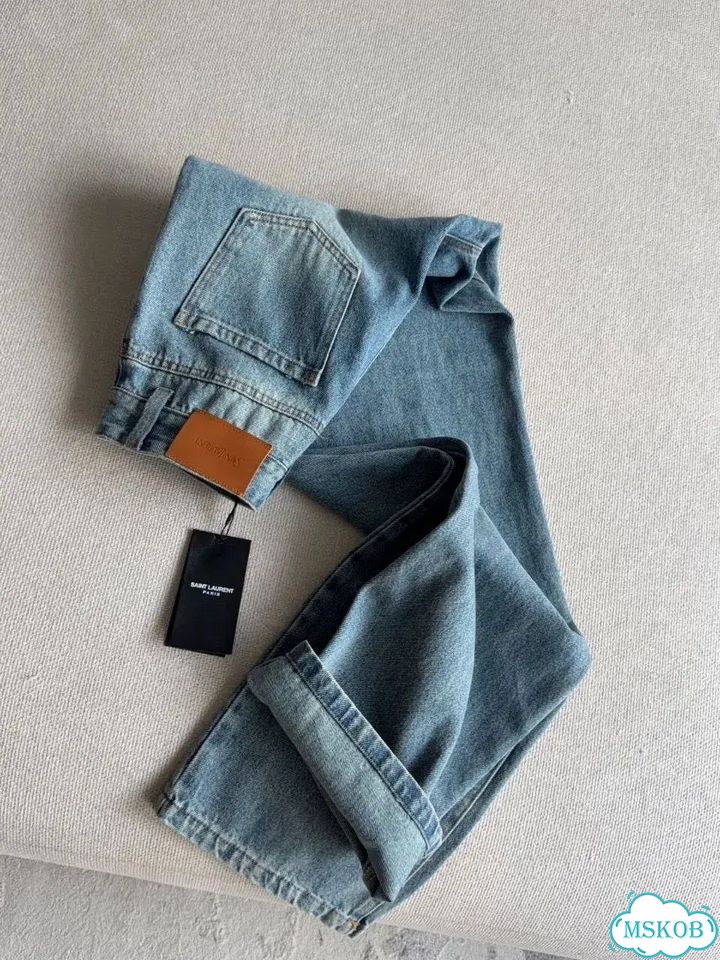 Yves saint laurent джинсы прямые фото 9